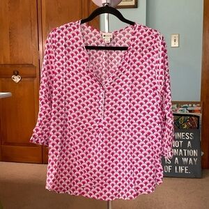 Stylus Pink Blouse Retro Size XL EUC